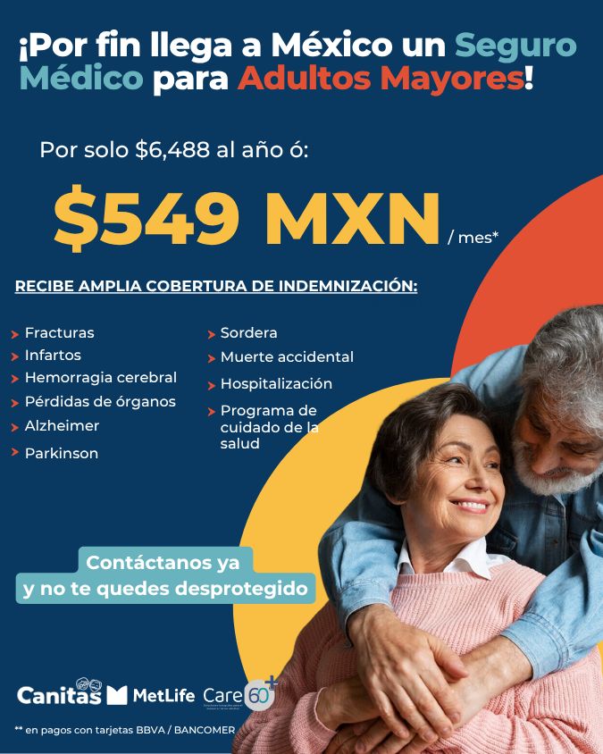 Resumen de beneficios del seguro Care60