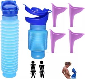 SLNXA 5 Urinal Orinal Femenino Kit Reutilizable