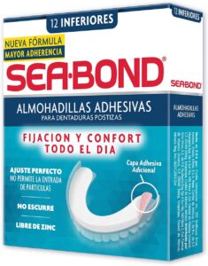 Sea-Bond Almohadillas Adhesivas para Denturas Postizas Inferiores