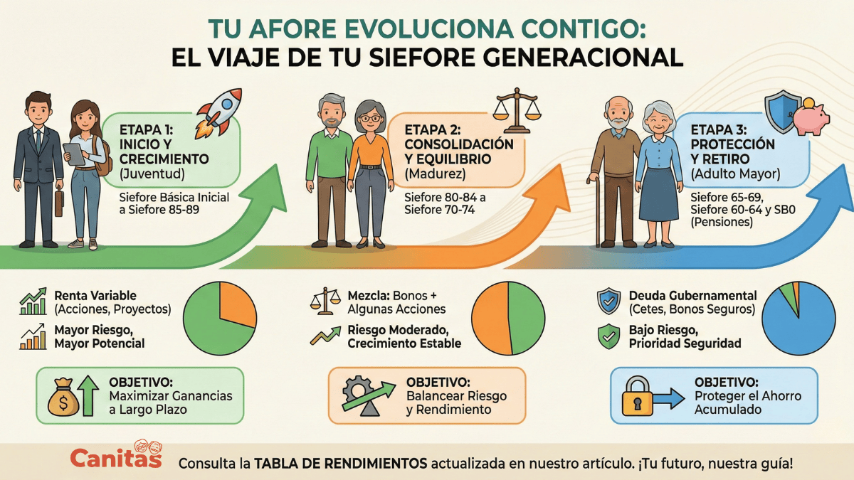 siefores generacionales en mexico