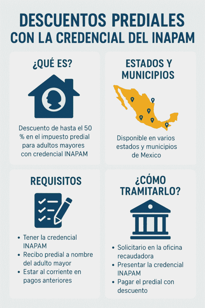 descuento predial con credencial del inapam