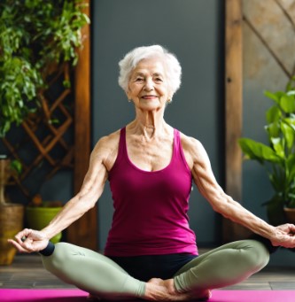 yoga para la salud mental en adultos mayores