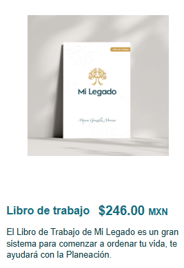Libro de trabajo mi legado