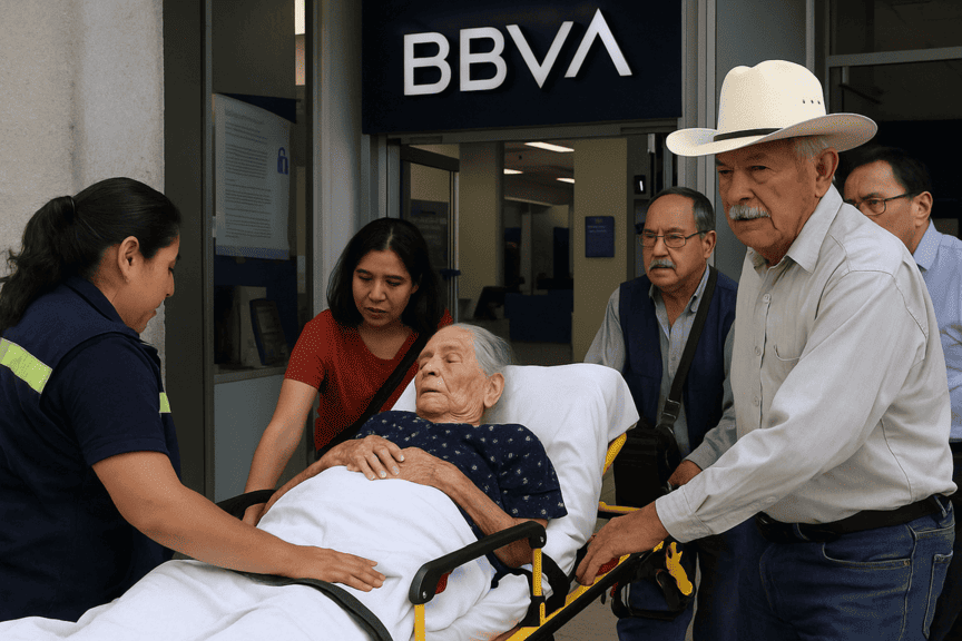 imagen de BBVA México se disculpa tras caso de mujer de 96 años llevada en camilla al banco