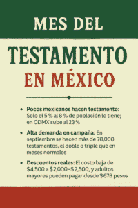 Mes del Testamento en México: Guía práctica