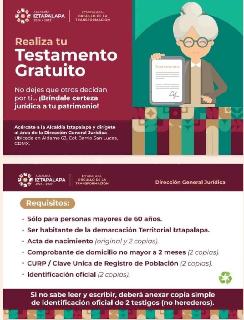 testamento gratuito cdmx