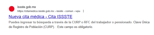 cita issste internet