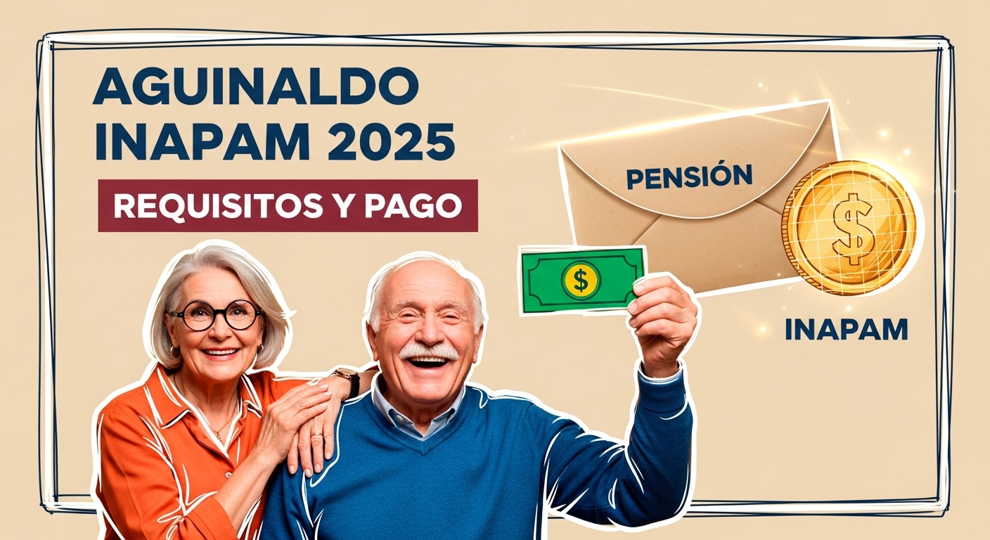 Aguinaldo INAPAM 2025: cómo obtener tu dinerito extra antes de Navidad