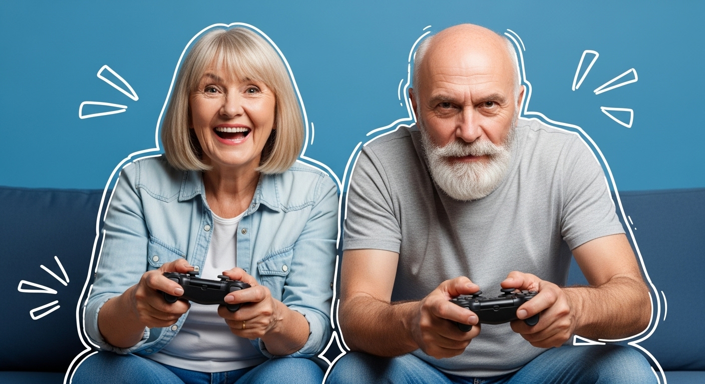 imagen de ¿Adultos mayores y videojuegos? Beneficios y riesgos en la tercera edad