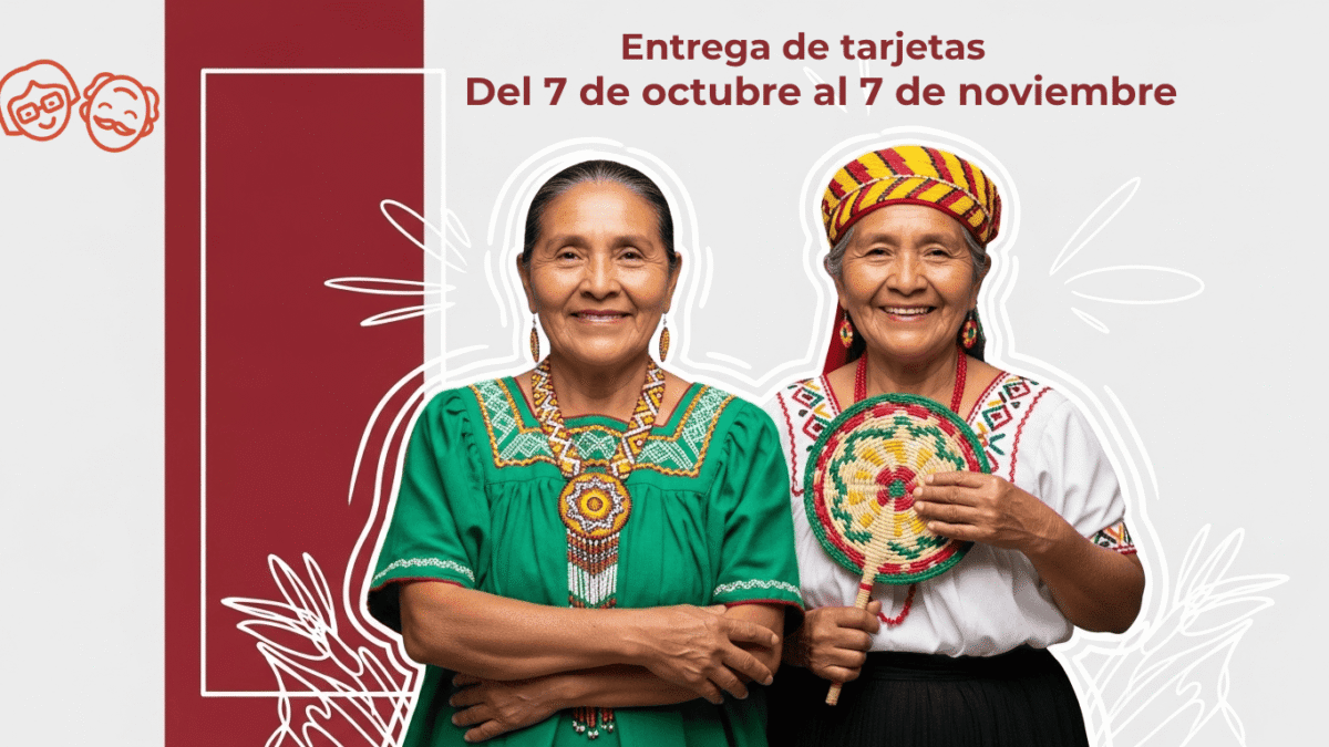 Pensión Bienestar: Quiénes recibirán la tarjeta del banco a partir del 7 de octubre de 2025