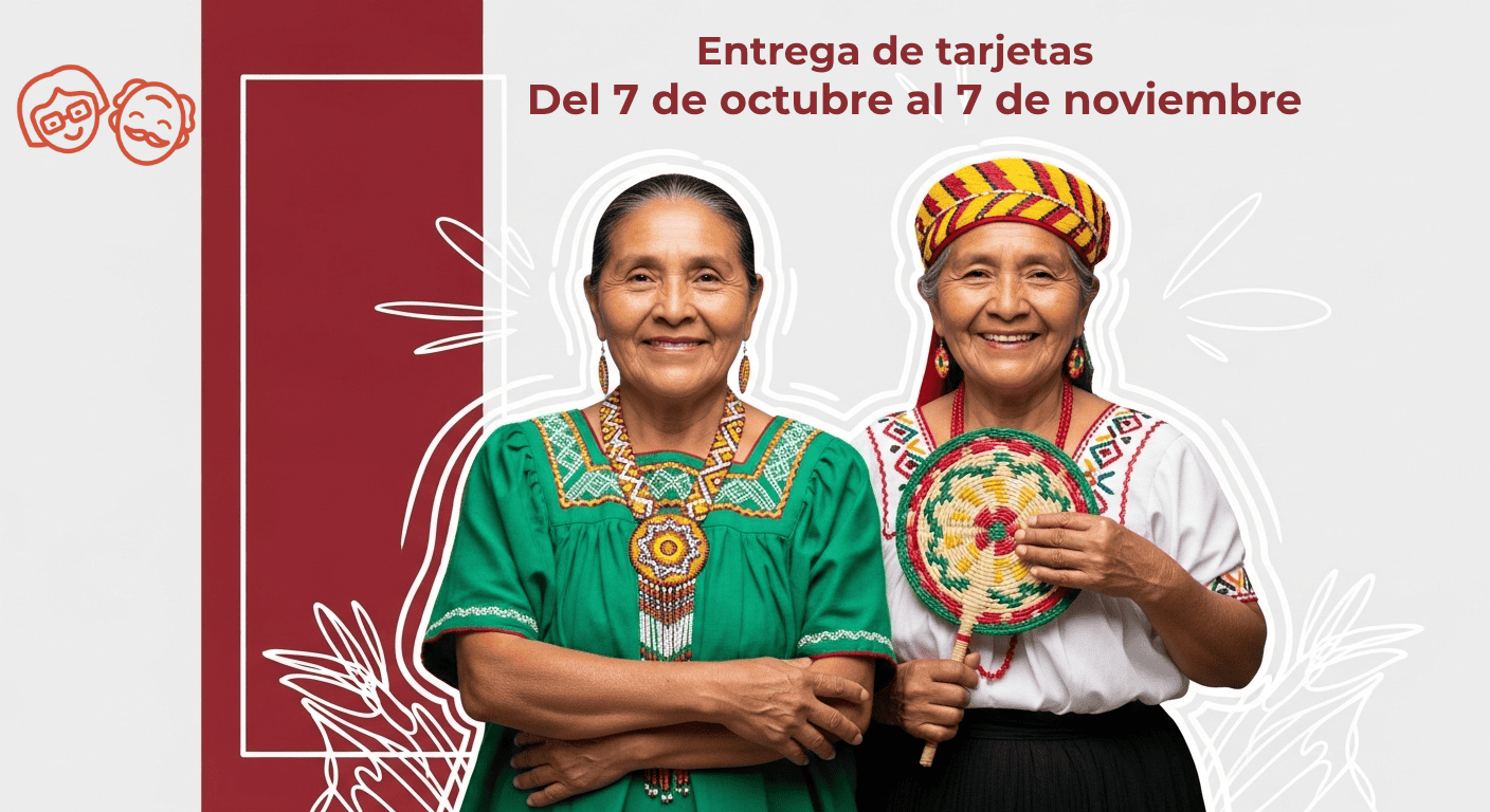 imagen de Pensión Bienestar: Quiénes recibirán la tarjeta del banco a partir del 7 de octubre de 2025