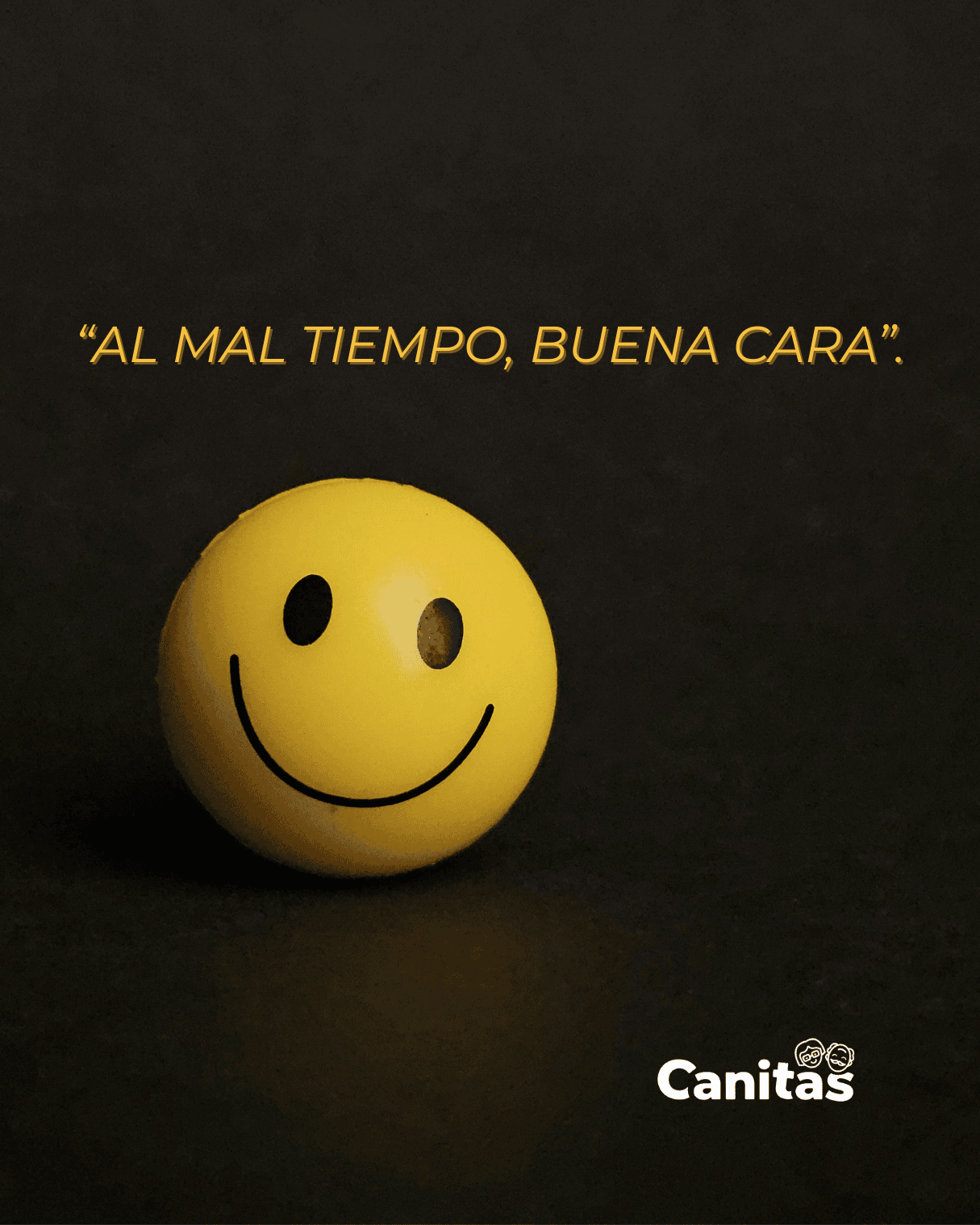 Al mal tiempo buena cara