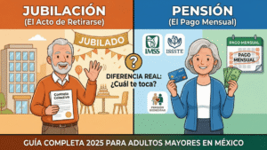 ¿Cuál es la diferencia entre jubilación y pensión?