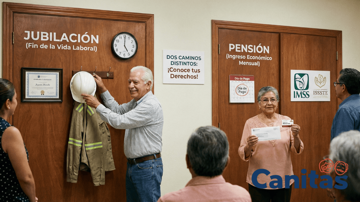 jubilacion vs pension en mexico