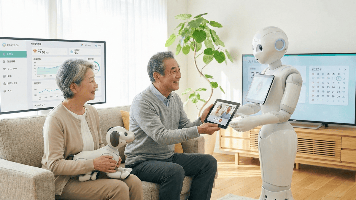 imagen de El Futuro del Cuidado: 10 Tecnologías Japonesas que Revolucionan la Vida del Adulto Mayor