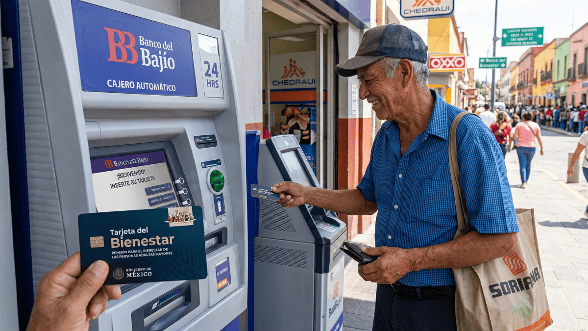 Cajeros más baratos para la Pensión Bienestar