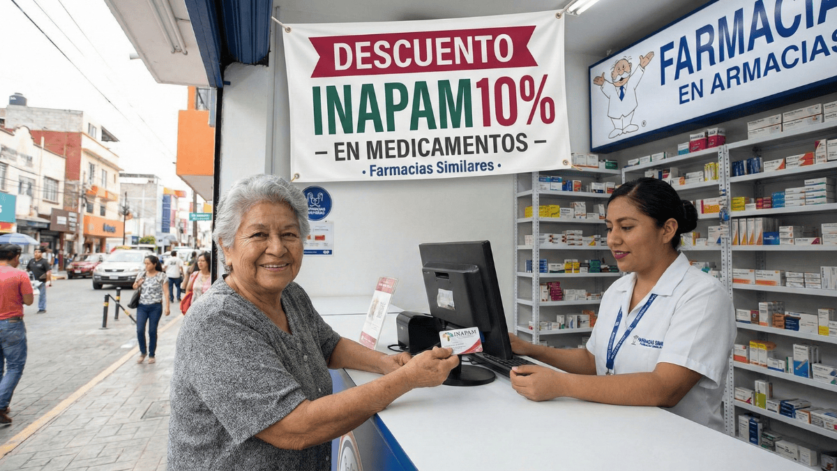 Descuento INAPAM en Farmacias Similares: Ahorra 10% en Medicamentos