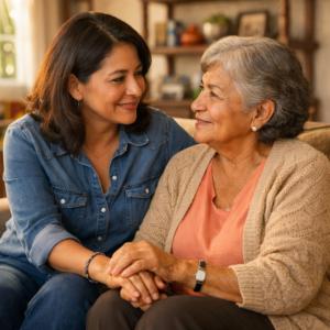foto de Cómo hablar con tu mamá o papá sobre ir a una residencia
