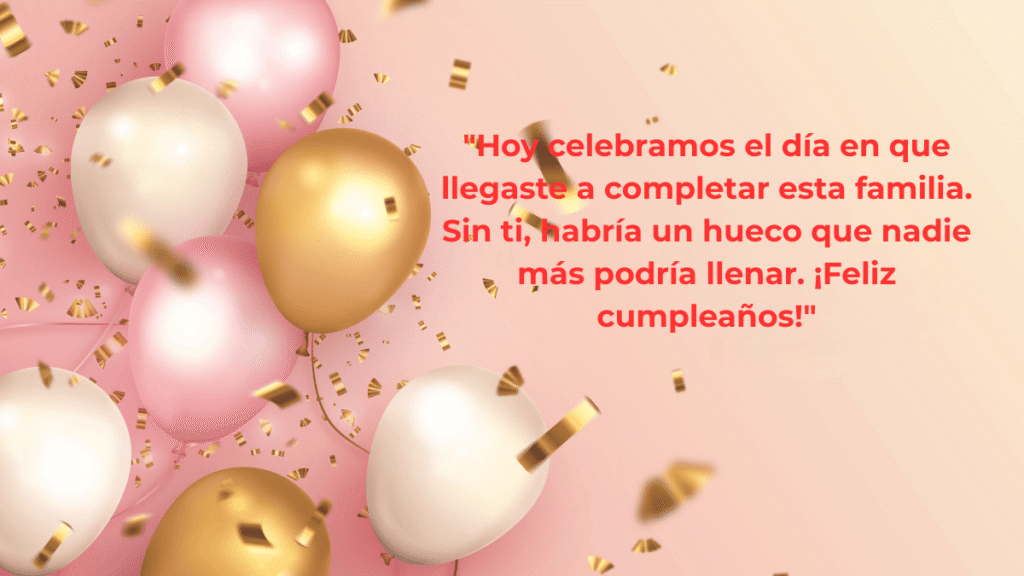 Feliz cumpleaños nieta