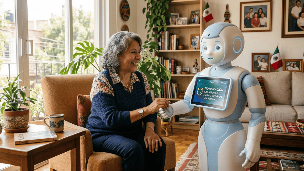 Robots para el cuidado de adultos mayores en México